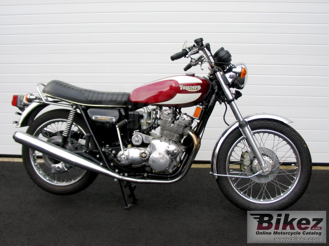 Big  t 150 v trident 750 picture and wallpaper from Bikez.com